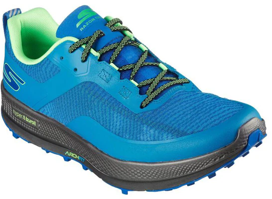 Skechers GO RUN Razor Trail 'Biru Ringan Rendah' 246077-BLGR Order Skechers GO RUN Razor Trail 'Biru Ringan Rendah' 246077-BLGR