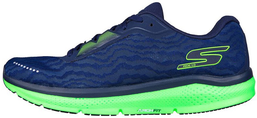 Skechers Go Run Ride 10 'Blue Green Mesh' 246045-NVLM Buy Skechers Go Run Ride 10 'Blue Green Mesh' 246045-NVLM