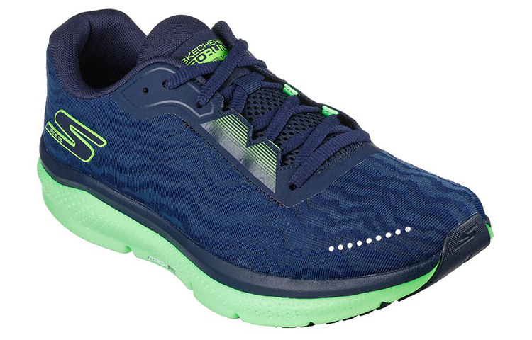 Lookbook Skechers Go Run Ride 10 'Blue Green Mesh' 246045-NVLM