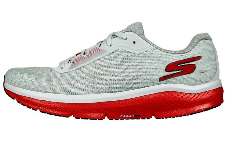 Buy Skechers Go Run Ride 10 ''Grau Rot Mesh Atmungsaktiv Leicht Laufschuhe'' 246045-GYRD