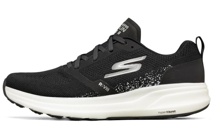 Skechers Go Run Ride 8 Black/White 55224-BKW
