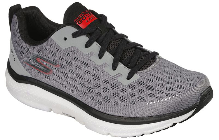 Lookbook Skechers Go Run Ride 9 'Black Grey' 246005-GYBK
