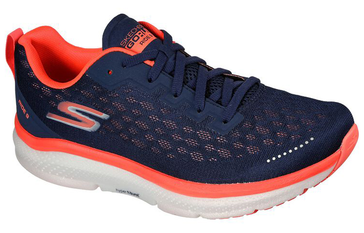 Lookbook Skechers Go Run Ride 9 'Biru Pink' 246005-NVCL