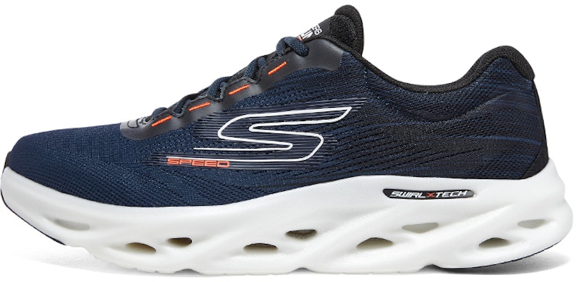Skechers GO RUN SWIRL TECH SPEED 舒適 減震耐磨 低筒 跑步鞋 男款 黑色 Buy Skechers GO RUN SWIRL TECH SPEED 舒適 減震耐磨 低筒 跑步鞋 男款 黑色