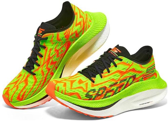 Skechers Go Run Speed Beast 防滑耐磨 低筒 跑步鞋 男款 紅綠 Lookbook Skechers Go Run Speed Beast 防滑耐磨 低筒 跑步鞋 男款 紅綠