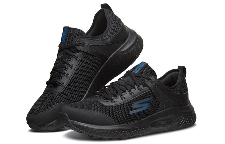 Lookbook Skechers Go Run Steady Nero 54887-BKBL