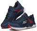 Lookbook Skechers Go Run Steady Blu/Rosso/Bianco 54887-NVRD
