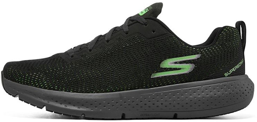 Skechers Go Run Supersonic 'Black Green' 246031-BKLM Buy Skechers Go Run Supersonic 'Black Green' 246031-BKLM