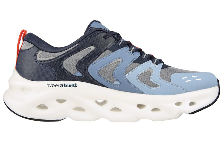 Order スケチャーズ GO RUN Swirl Tech 青灰 (Skechers GO RUN Swirl Tech Aohai) 220301-NVBL