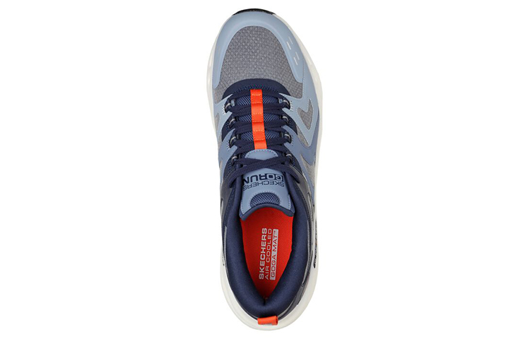 Shop スケチャーズ GO RUN Swirl Tech 青灰 (Skechers GO RUN Swirl Tech Aohai) 220301-NVBL