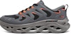 Skechers GO RUN Teknologi Swirl 'Kelabu-Hitam Gelembung' 220301-GYBK