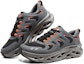 Shop Skechers GO RUN Teknologi Swirl 'Kelabu-Hitam Gelembung' 220301-GYBK