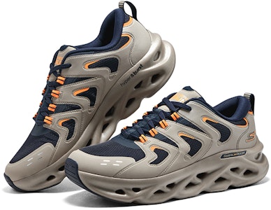 Skechers GO RUN Swirl Tech 'Abu-Abu Navy' 220301-TPNV Shop Skechers GO RUN Swirl Tech 'Abu-Abu Navy' 220301-TPNV