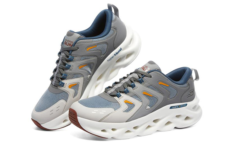 Lookbook Skechers GO Run Swirl Tech ''Surge - Grijs'' 220301-GRY