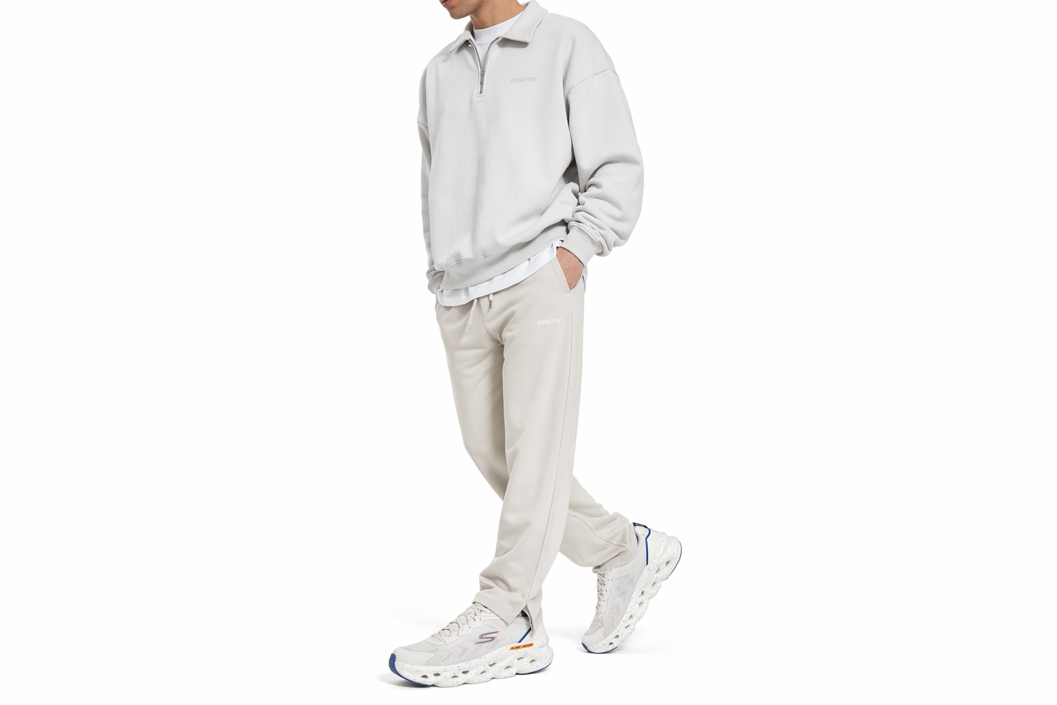 Order 斯凯奇 Go Run Swirl Tech “白色” 220546-WHT