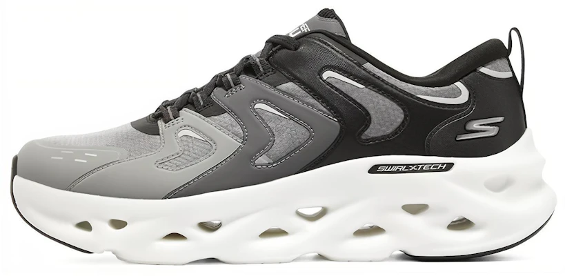 Skechers Go Run Swirl Tech Glide-Step Hyper Burst ''Zwart Grijs Wit'' 220301-BKW Buy Skechers Go Run Swirl Tech Glide-Step Hyper Burst ''Zwart Grijs Wit'' 220301-BKW