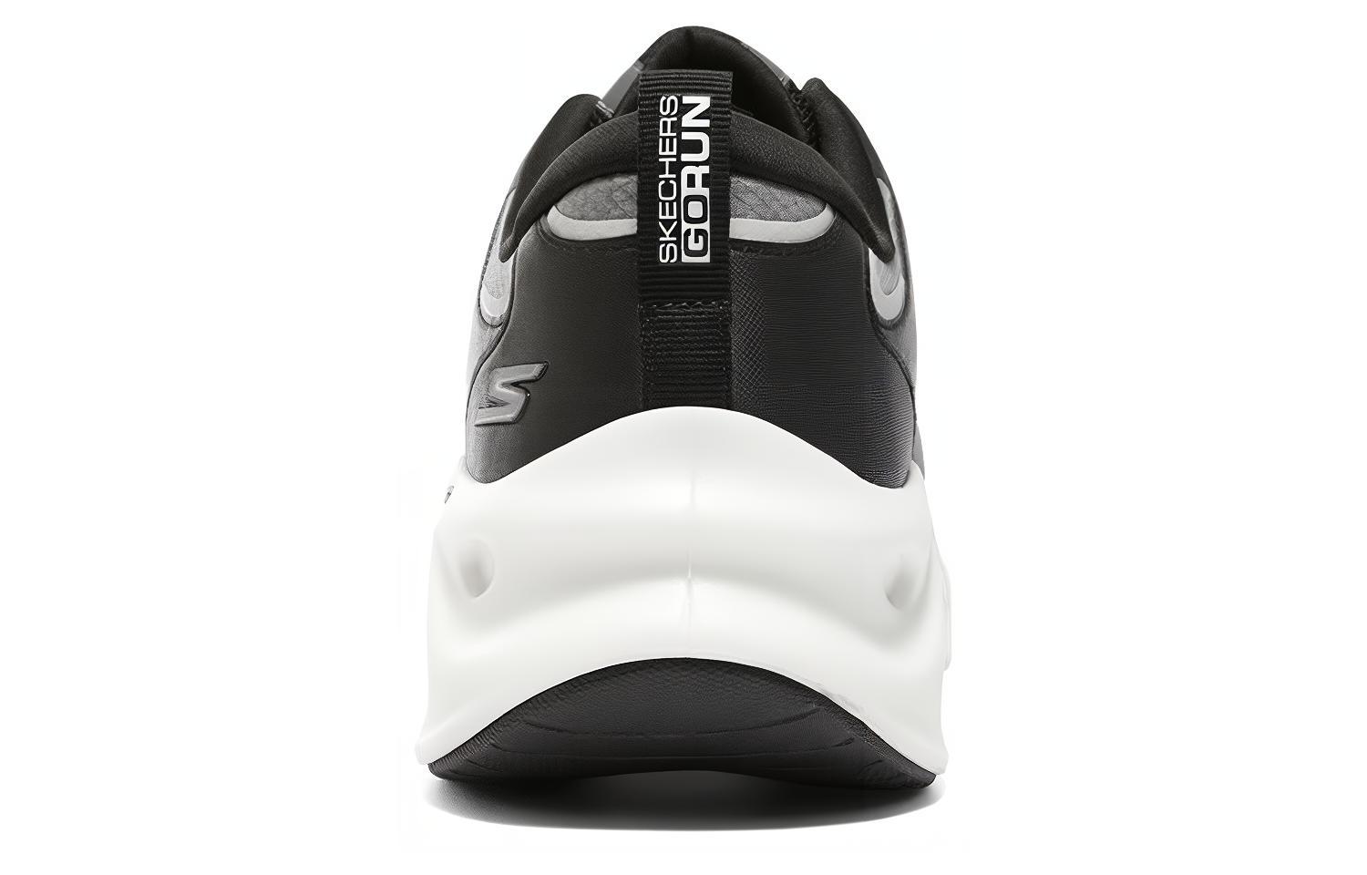Shop Skechers Go Run Swirl Tech Glide-Step Hyper Burst ''Zwart Grijs Wit'' 220301-BKW