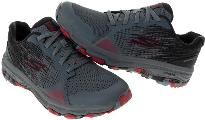 Skechers Go Run Trail Altitu 舒適 百搭 防滑耐磨 低筒 跑步鞋 男款 灰黑色 Lookbook Skechers Go Run Trail Altitu 舒適 百搭 防滑耐磨 低筒 跑步鞋 男款 灰黑色