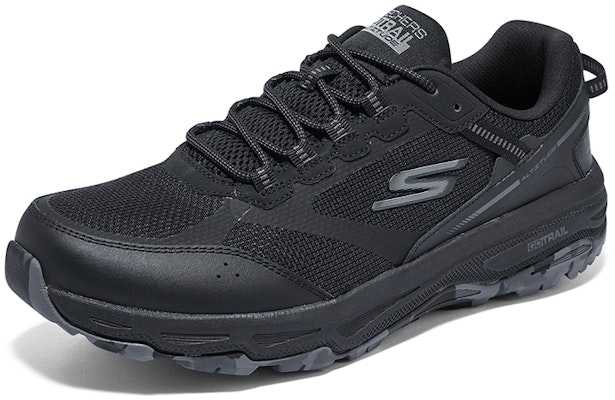 Skechers Go Run Trail 舒適 減震耐磨 低筒 跑步鞋 男款 黑色 Lookbook Skechers Go Run Trail 舒適 減震耐磨 低筒 跑步鞋 男款 黑色