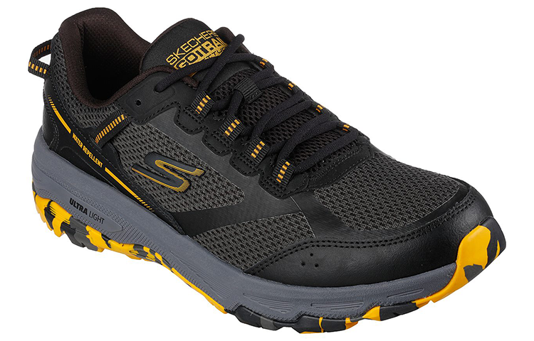 Lookbook Skechers GO RUN Trail Altitude ''Noir Jaune'' 220112-BKYL