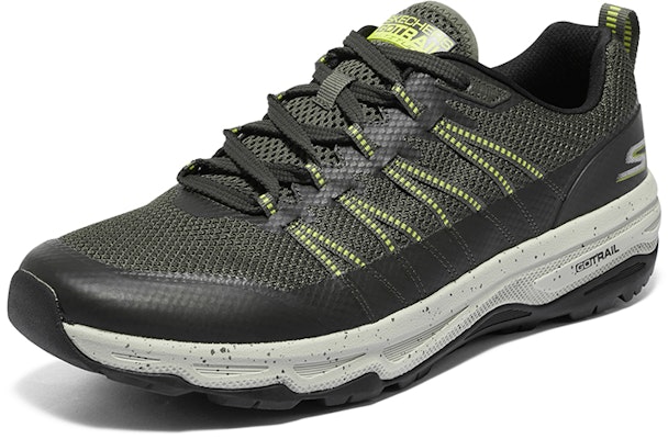 Skechers Go Run Trail Altitude 流行舒適 防滑耐磨 透氣 低筒 跑步鞋 男款 黑綠 Lookbook Skechers Go Run Trail Altitude 流行舒適 防滑耐磨 透氣 低筒 跑步鞋 男款 黑綠