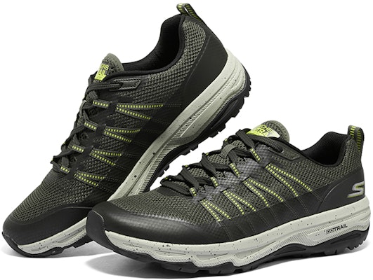 Skechers Go Run Trail Altitude 流行舒適 防滑耐磨 透氣 低筒 跑步鞋 男款 黑綠 Shop Skechers Go Run Trail Altitude 流行舒適 防滑耐磨 透氣 低筒 跑步鞋 男款 黑綠
