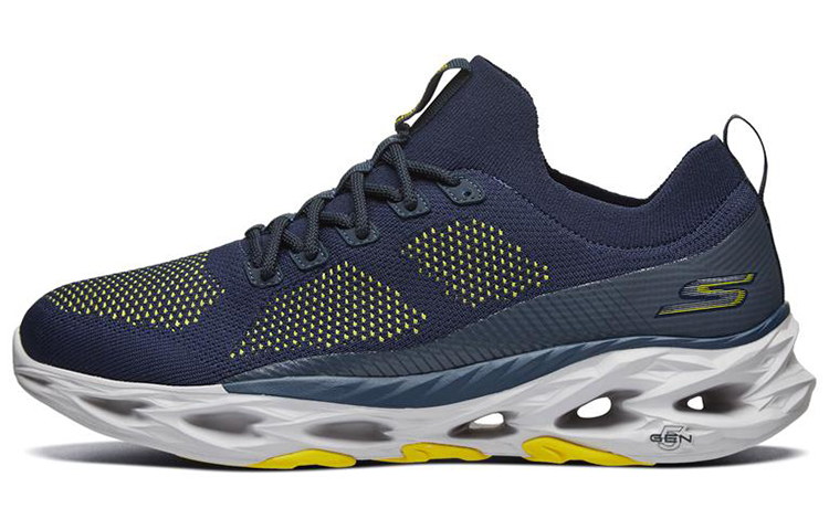 Skechers Go Run Vortex 'Navy Blue Yellow'