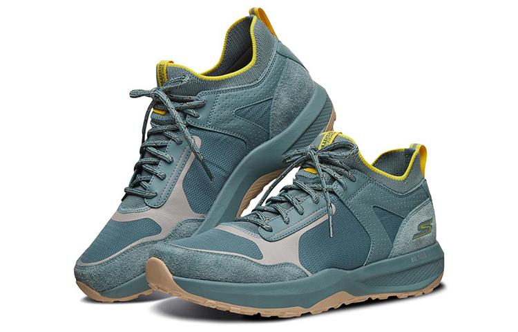 Lookbook Skechers Go Trail Jackrabbit 低筒 越野跑步鞋 男款 綠黃