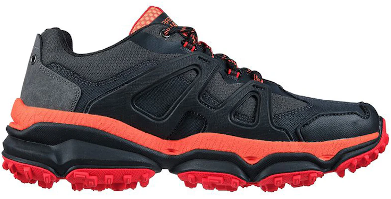 Skechers Go Trail Alpine 緩震戶外 低筒 跑步鞋 男款 黑橙 Order Skechers Go Trail Alpine 緩震戶外 低筒 跑步鞋 男款 黑橙