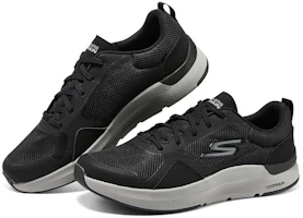 Lookbook Skechers Go Train Move 防滑耐磨輕便 低筒 運動休閒鞋 男款 黑白