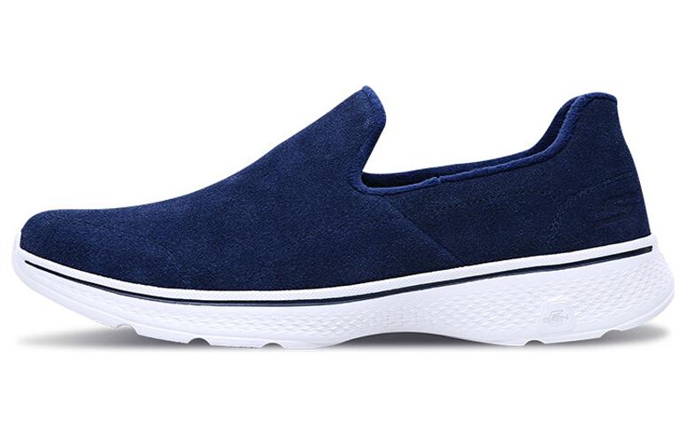 Skechers Go Walk4 Light Casual Lazy Shoes Blue/White 54167-NVGY