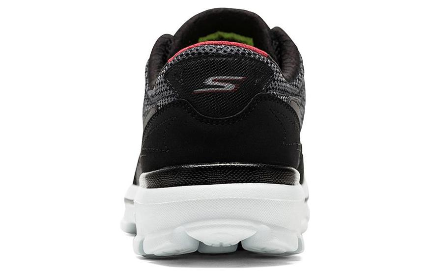 Lookbook Skechers GO WALK 3 減震防滑耐磨 低幫 運動休閒鞋 黑紅