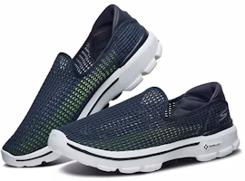 Lookbook Skechers Go Walk 3 休閒運動懶人鞋 海軍藍色
