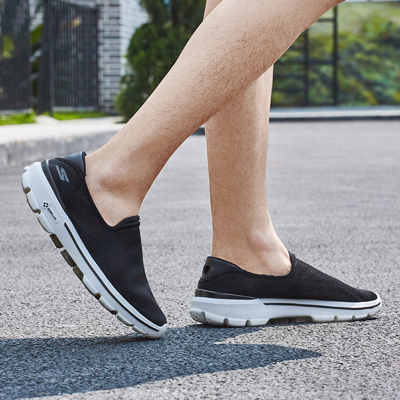 Skechers Go Walk 3 Shoes Black/White 圖 5