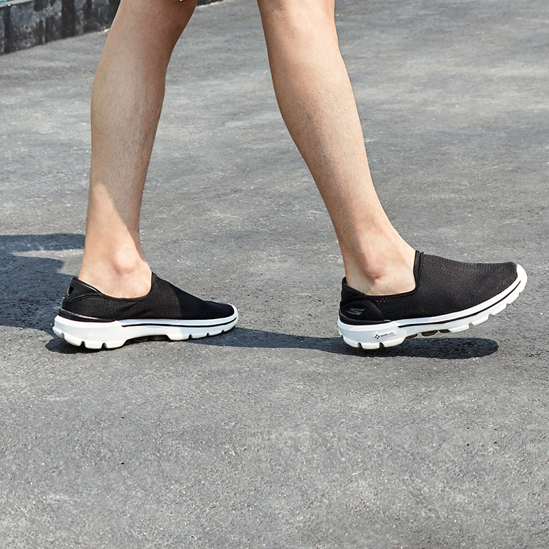 Skechers Go Walk 3 Shoes Black/White 圖 6