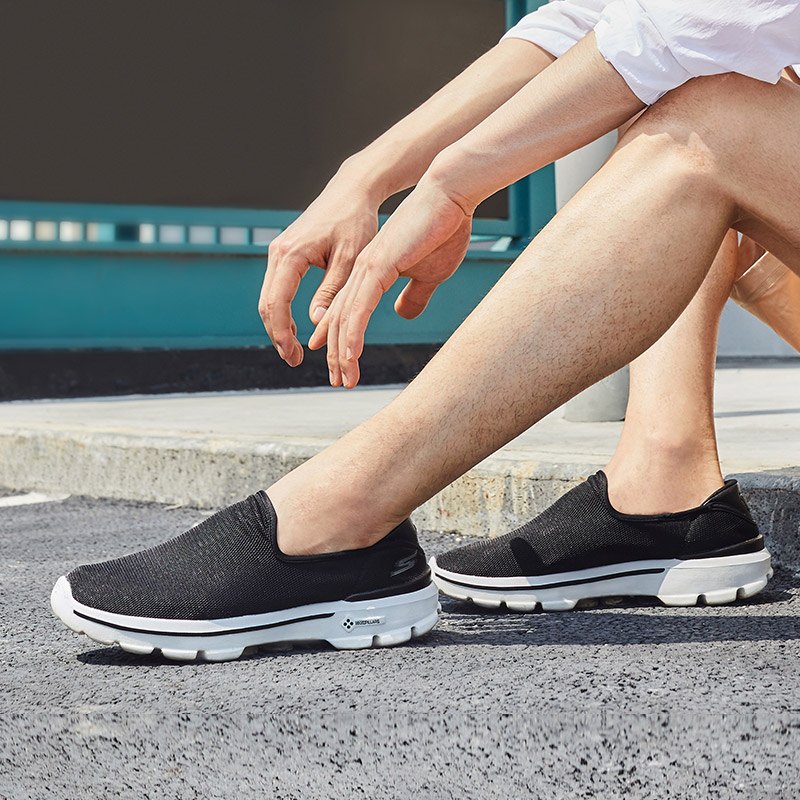 Skechers Go Walk 3 Shoes Black/White 圖 7