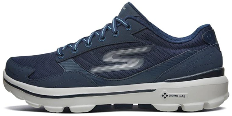 Skechers Go Walk 3 Sports Shoes Blue/White/Grey 54056-NVGY Buy Skechers Go Walk 3 Sports Shoes Blue/White/Grey 54056-NVGY