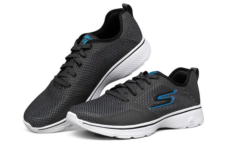 Lookbook Skechers Go Walk 4 'Black Blue' 54686-BKBL