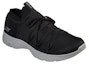 Lookbook Skechers Go Walk 4 'Hitam Kelabu' 54699-BKGY