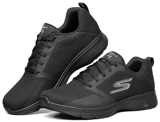 Skechers Go Walk 4 黑色騎士 Lookbook Skechers Go Walk 4 黑色騎士