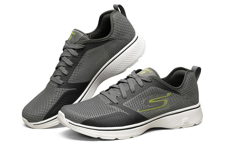 Lookbook Skechers Go Walk 4 'Charcoal Green' 54686-CCLM
