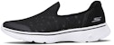 Skechers Go Walk 4 'Hitam Putih' 54158-BKW