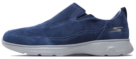 Skechers Go Walk 4 'Navy Blue Slip-On' 54694-NVGY Skechers Go Walk 4 'Navy Blue Slip-On' 54694-NVGY