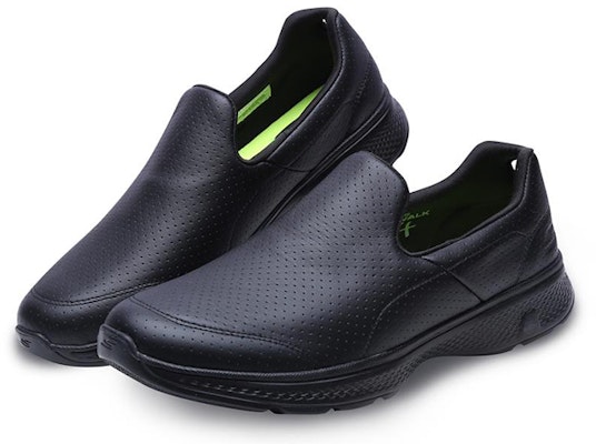 Skechers Go Walk 4 Avail 一腳蹬運動休閒鞋 全黑色 Lookbook Skechers Go Walk 4 Avail 一腳蹬運動休閒鞋 全黑色