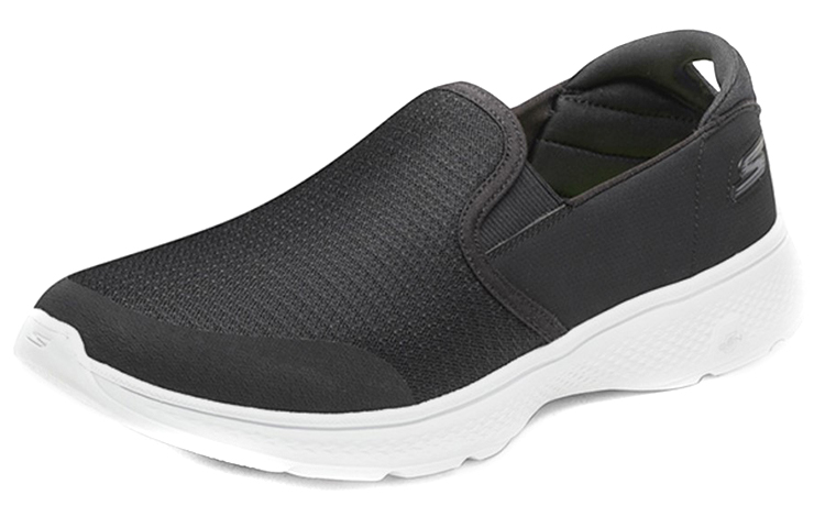 Lookbook 斯凯奇 Go Walk 4 黑色懒人鞋 54171-BKW