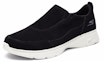 Lookbook Skechers Go Walk 4 Slip-On 'Hitam dan Putih' 54694-BLK