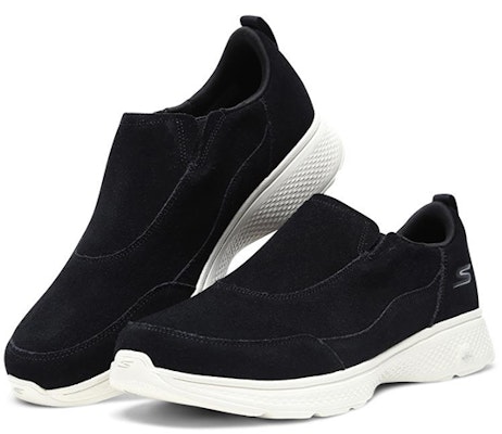 Skechers Go Walk 4 Slip-On 'Black and White' 54694-BLK Shop Skechers Go Walk 4 Slip-On 'Black and White' 54694-BLK