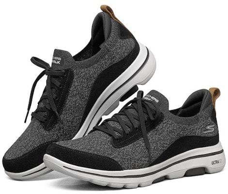 スケッチャーズ GOwalk 5 ローカット 黒/灰/茶 216044-BKGY Lookbook スケッチャーズ GOwalk 5 ローカット 黒/灰/茶 216044-BKGY