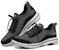 Skechers Go Walk 5 Low-Top 'Hitam Kelabu Coklat' 216044-BKGY
