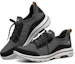 Lookbook Skechers Go Walk 5 Low-Top 'Hitam Kelabu Coklat' 216044-BKGY